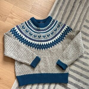 Vintage woolrich sweater hearts
